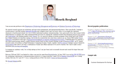 Desktop Screenshot of henrikberglund.com